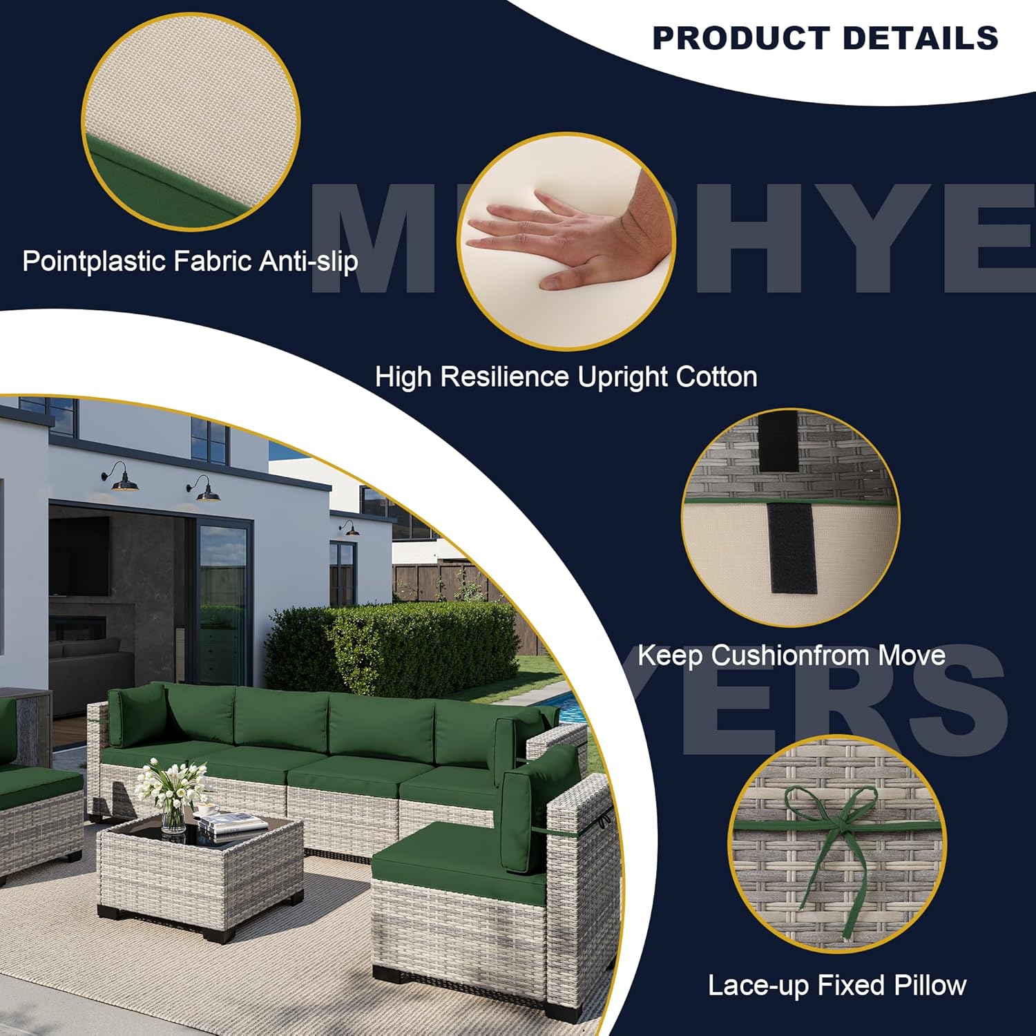 8-Piece Outdoor Patio Furnitur - Outdoor Furniture Fire Pit บทวิจารณ์และราคา