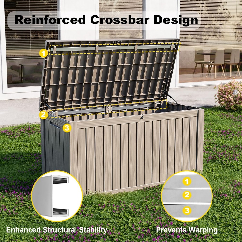 150 Gallon Lockable Outdoor St - Outdoor Furniture Patio บทวิจารณ์และราคา