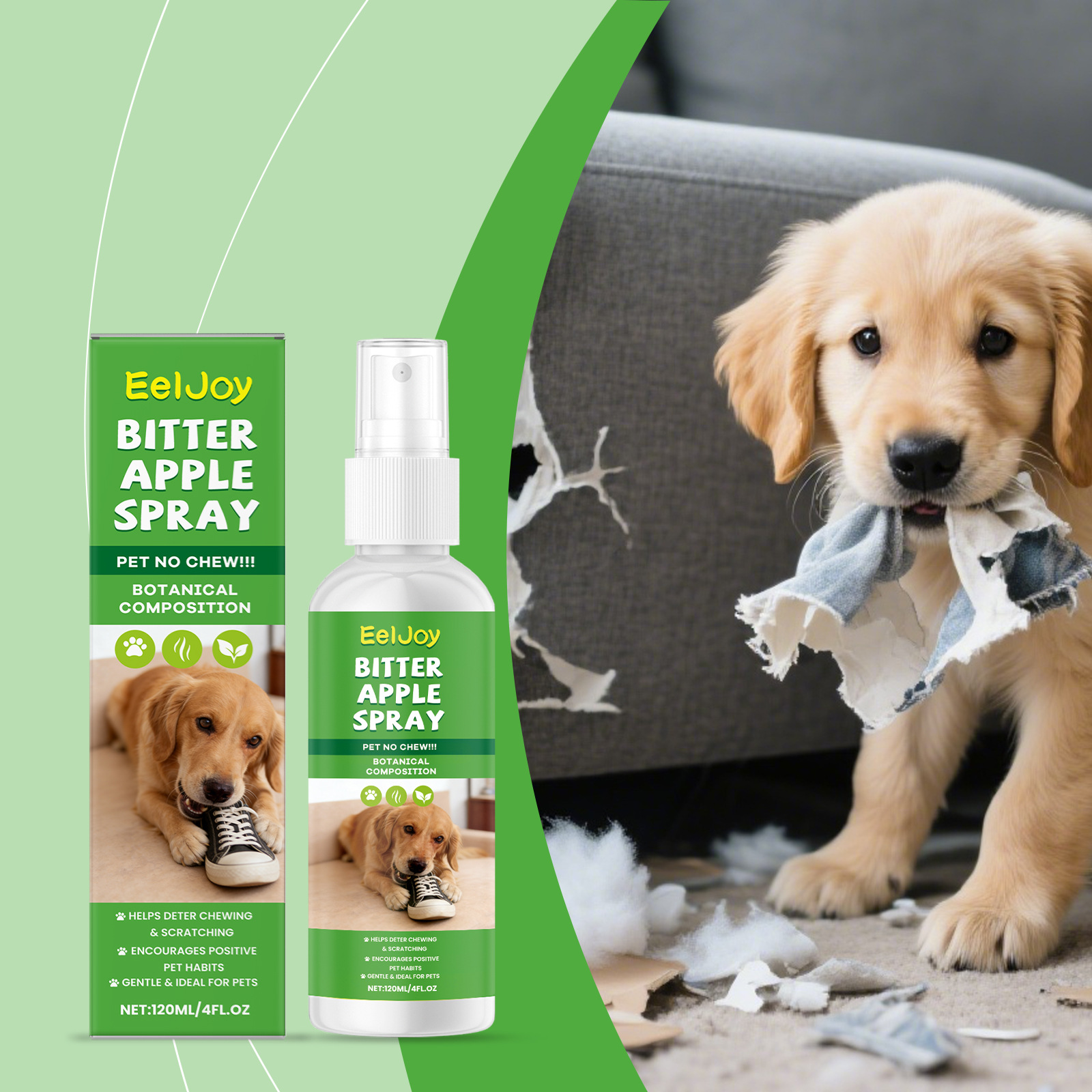 Pet Anti-Chew Spray Non-Toxic  - Outdoor Furniture Quick Dry บทวิจารณ์และราคา