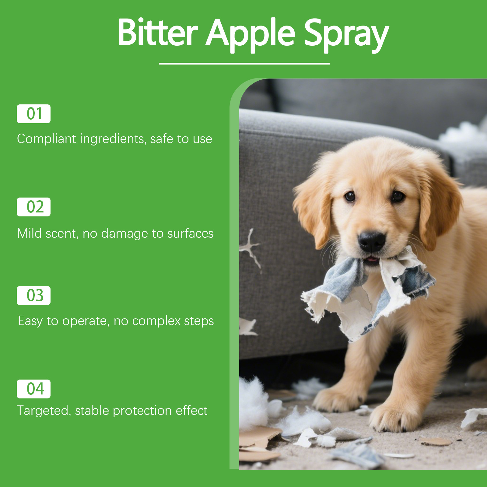 Pet Anti-Chew Spray Non-Toxic  - Outdoor Furniture Quick Dry บทวิจารณ์และราคา