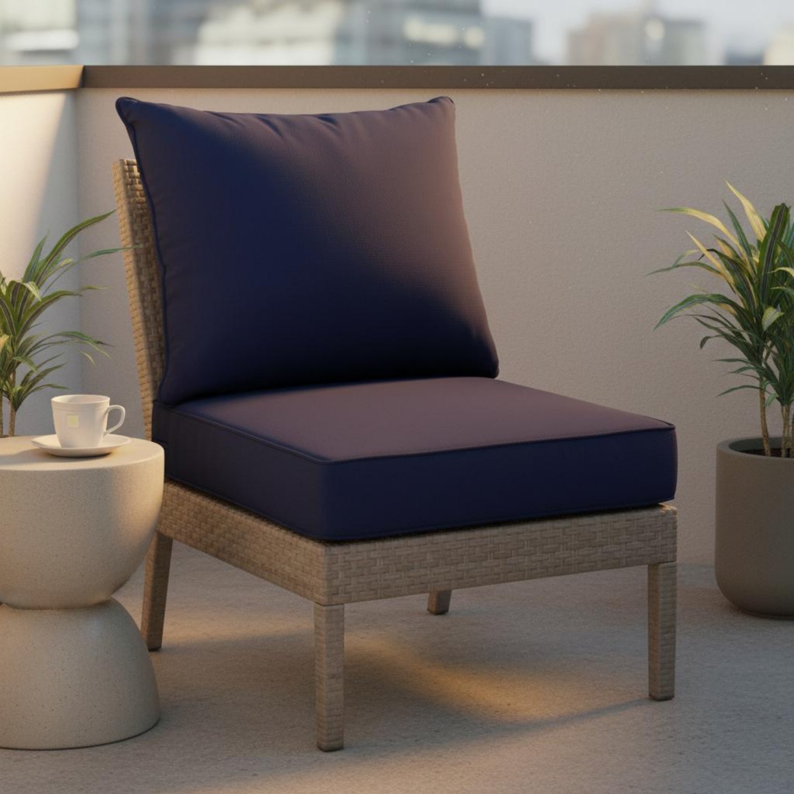 Patio Chair Pad Hidden Closure - Outdoor Furniture Patio บทวิจารณ์และราคา