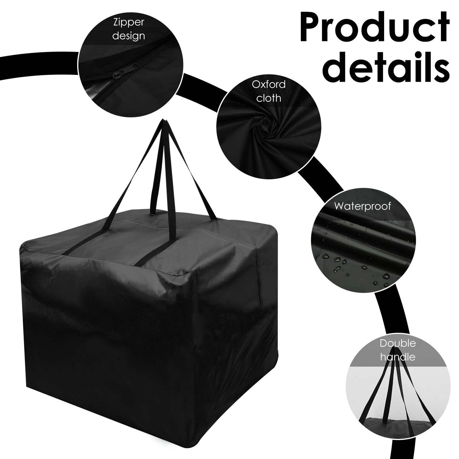 Cushion Storage Bag with Handl - Outdoor Furniture Types บทวิจารณ์และราคา