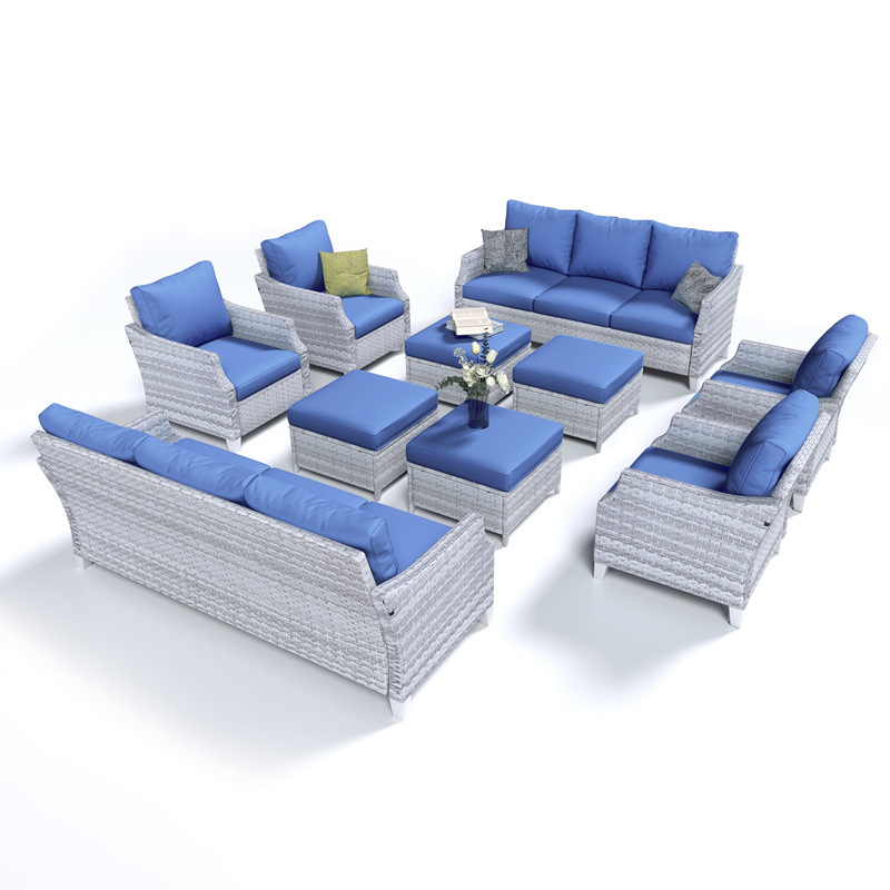 Modern PE Rattan Outdoor Sofa  - Outdoor Furniture Quick Dry บทวิจารณ์และราคา