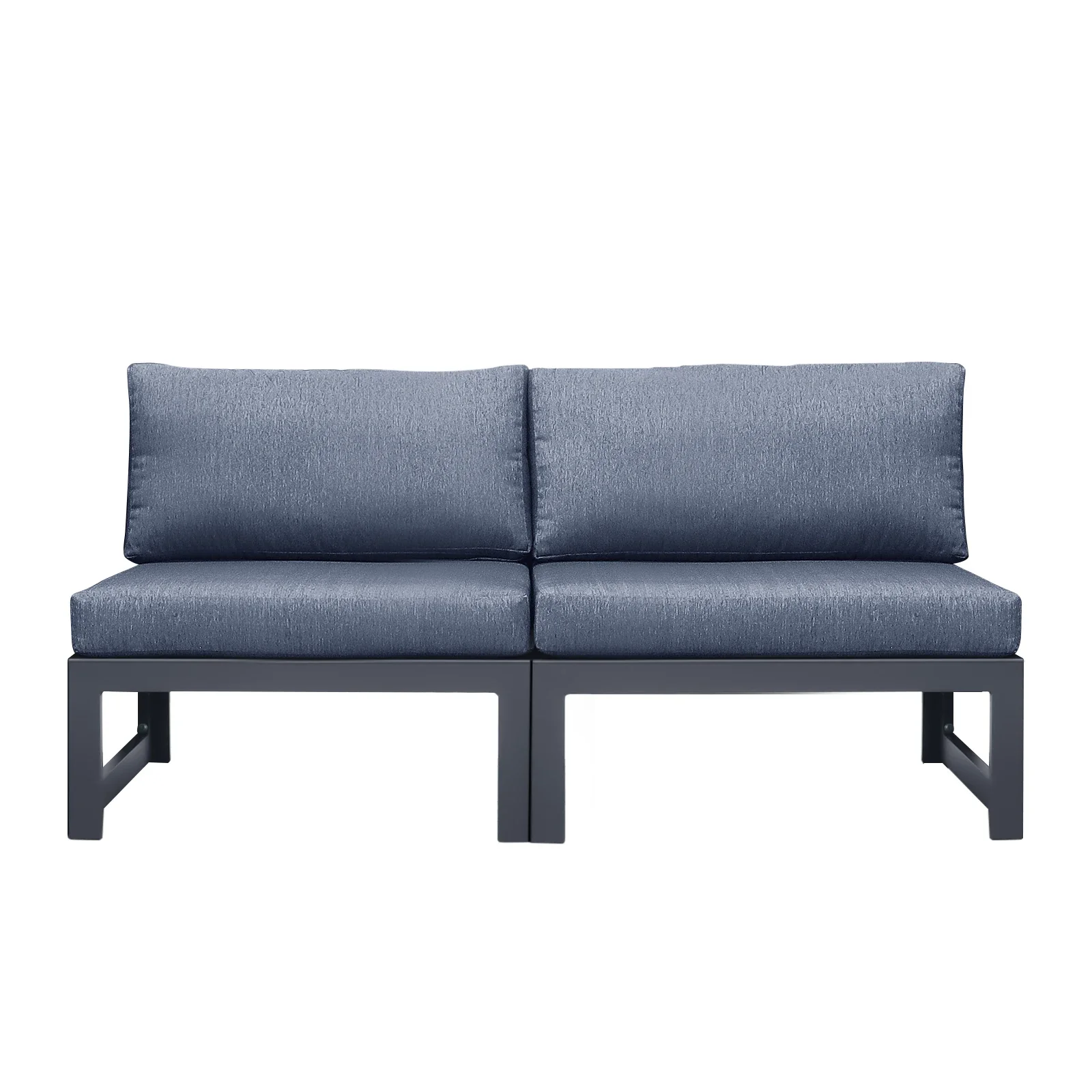 Patio Sectional love seat arml - Outdoor Furniture Loveseat บทวิจารณ์และราคา
