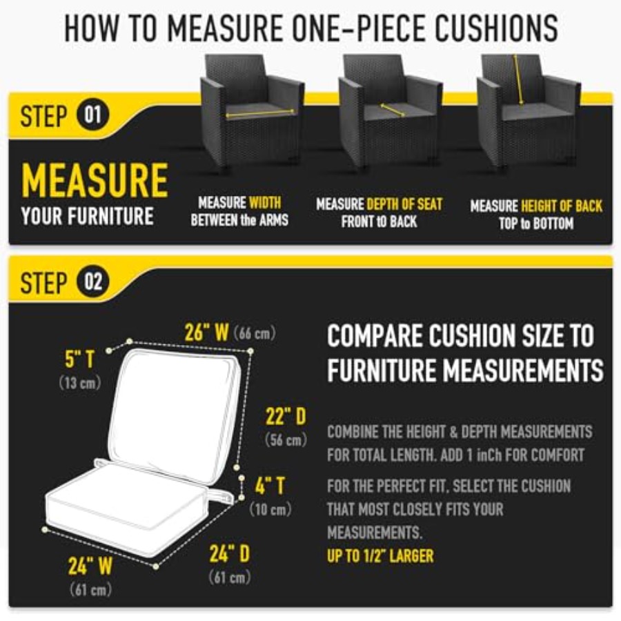 Outdoor Chair Cushions Waterpr - Outdoor Furniture Quick Dry บทวิจารณ์และราคา